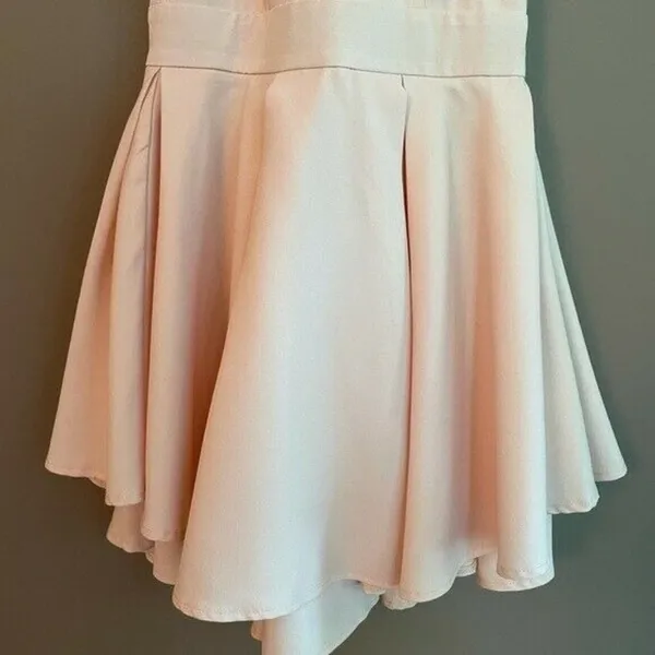 Lulus Rehearsal Open Back Skater Skirt Peach Size‎ XS - Image 10