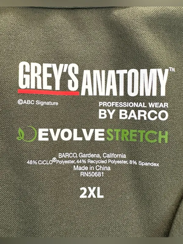 Grey's Anatomy Evolve Sway Tuck-In Top Fern Green size 2XL - Image 6