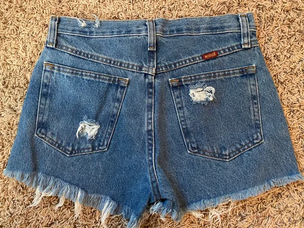 Cut Off Shorts Blue Size 29 - Image 2