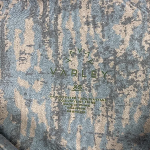 Varley Leggings Womens XS Blue Gray‎ Abstract Print High Rise Yoga Athleisure - Image 7