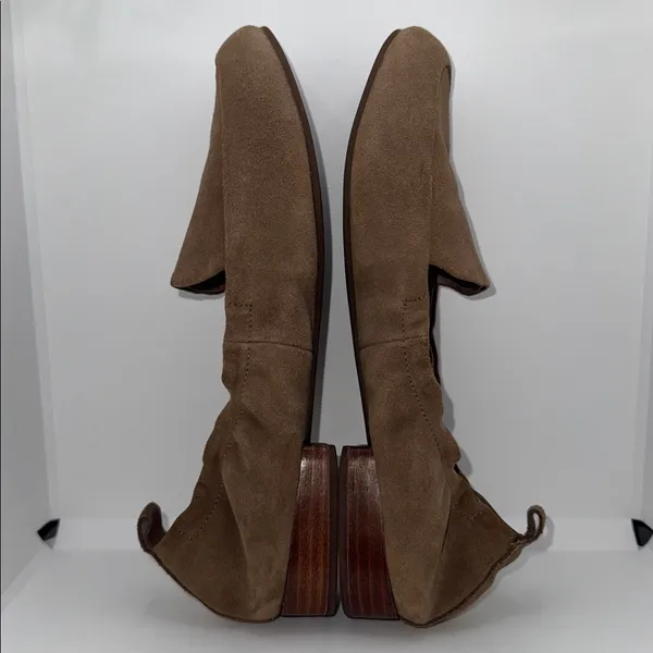 Abeo Jean Suede Loafers Brown Flat Dress Shoes Women’s 7 - Image 6