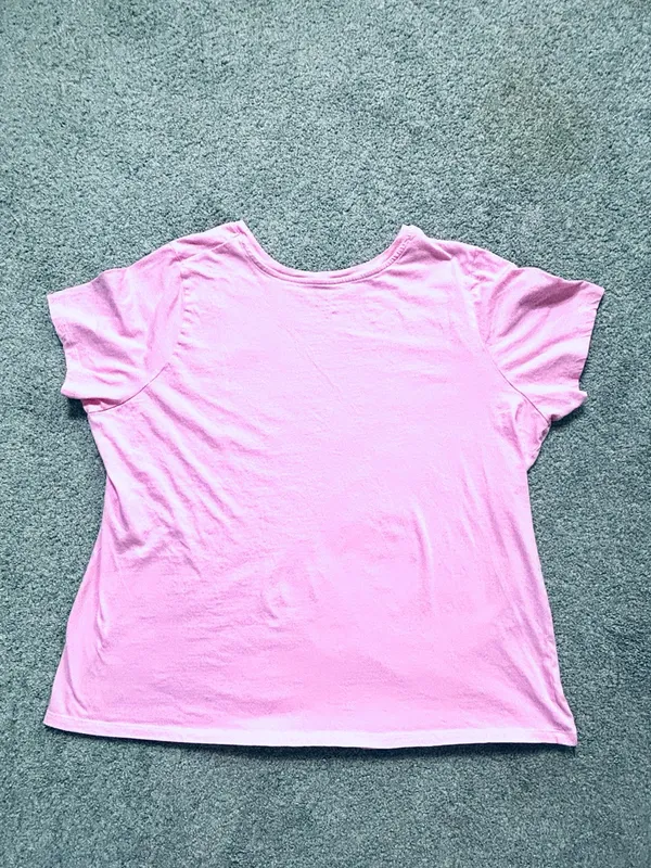 Woman Within X Disney Pink Short Sleeve Valentine's Day Minnie, size 2X - Image 5