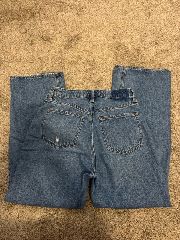 Abercrombie High-Rise Loose Jeans Curve Love - Image 2