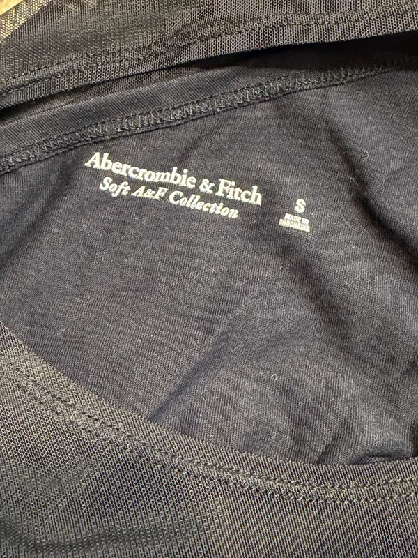 Abercrombie Black Sheer Long Sleeve - Image 2