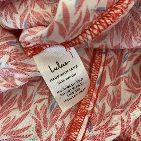 Lulus Romper Small Red Short Sleeve Flowy Summer Party Dressy‎ Chic - Image 6