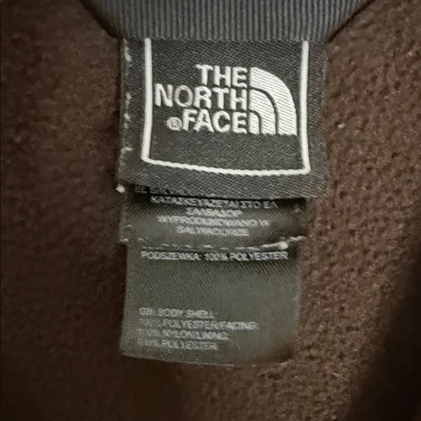 The North Face Dark Brown Full-Zip Women's Fleece Jacket - Image 2