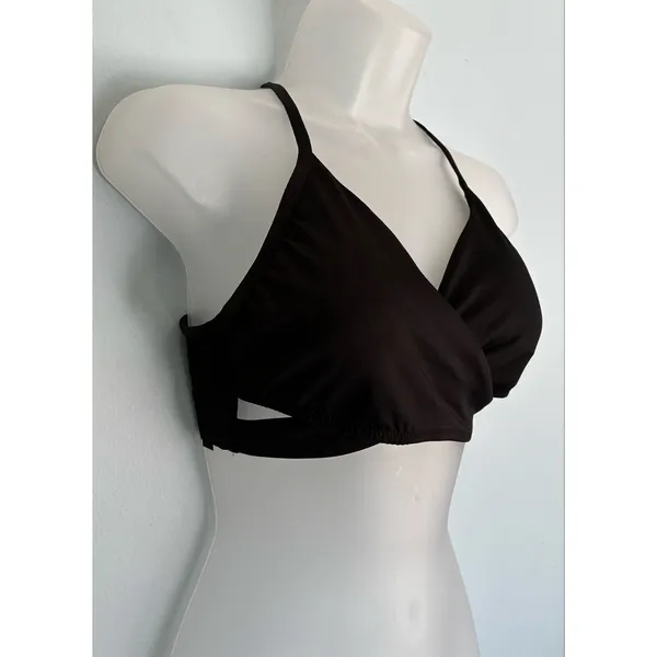 PINK Ultimate Lightly Lined Bra Medium Black NWOT - Image 2