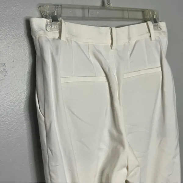 Uniqlo Women’s Cream Tailored Pants Size S (26–27” Waist) Stretch Straight Leg - Image 5