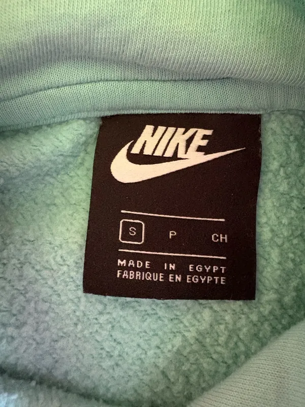Nike Blue & Pink Hooded Sportswear Pullover - Image 3
