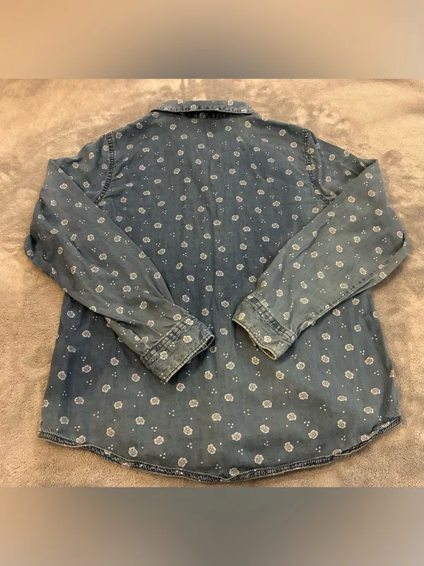 Women’s Basic Editions Brand Denim Printed Button - Image 7