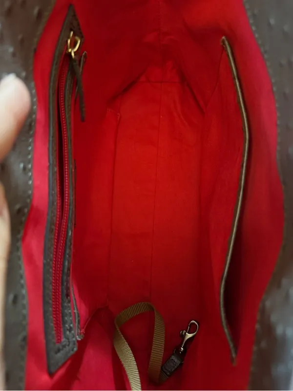 DOONEY & BOURKE | Ostrich Leather Small Shannon Tote - Image 13