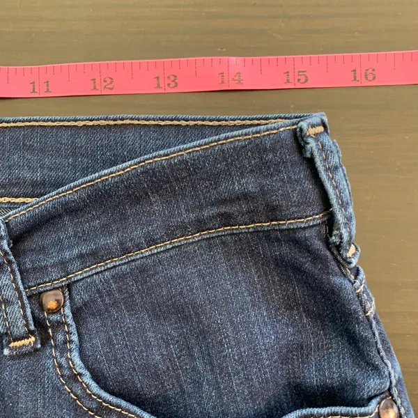 Lee Womens‎ Jeans Relaxed Fit Straight Leg Mid Rise Blue Denim Size 8 Short - Image 7