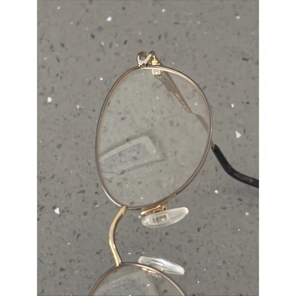 Aristar 6237 026 50-17-135 Gold Flex-Hinge Eyeglasses Frames ONLY round gold - Image 13