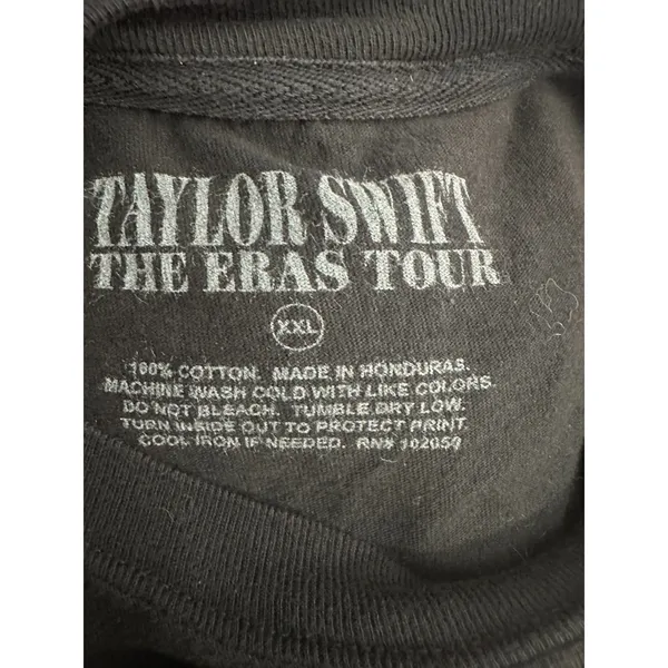 Taylor Swift Eras Tour Authentic Merch Cut Off Sleeveless Tank Size XXL - READ - Image 2
