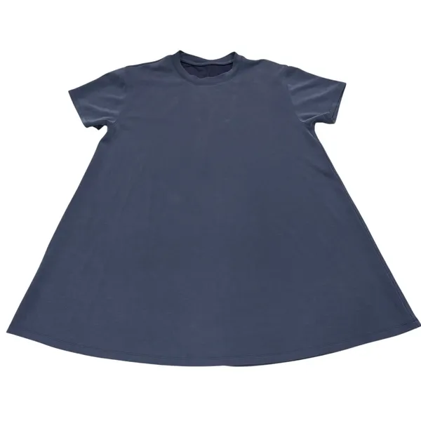 Lululemon Mineral Blue All Yours Softstreme T-Shirt Dress 10 - Image 3