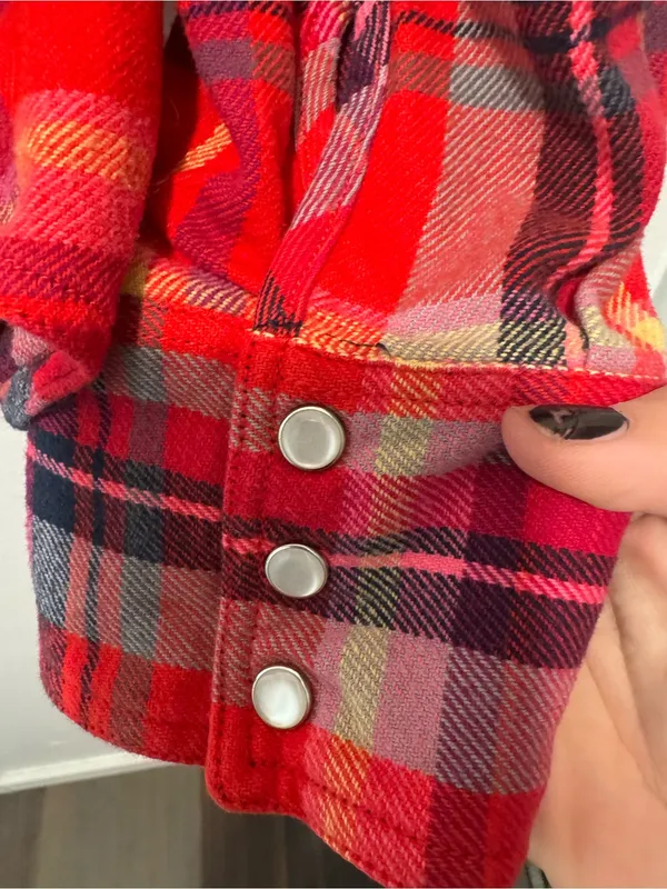 We The Free Plaid button down - Image 8