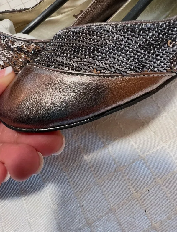 Unisa Unboni Pewter Multi Leather Unisa ballet flats size 7.5M - Image 6