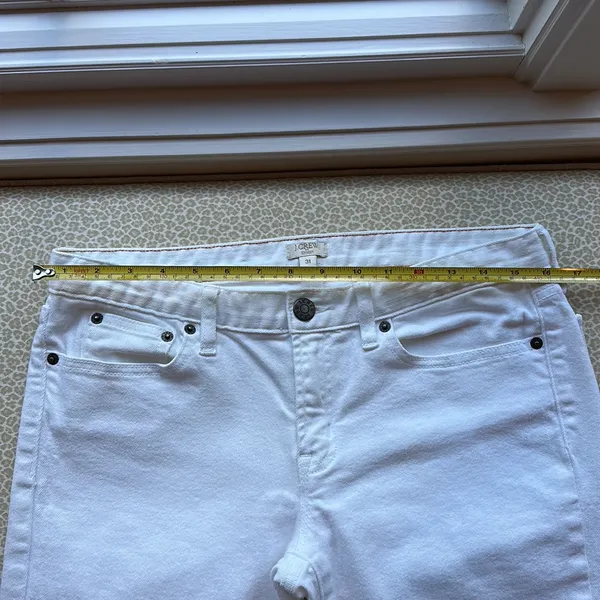 J Crew White Ankle Jeans - Image 6