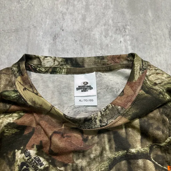 Mossy Oak Camouflage Very Light Sweatshirt Longsleeve - Image 3