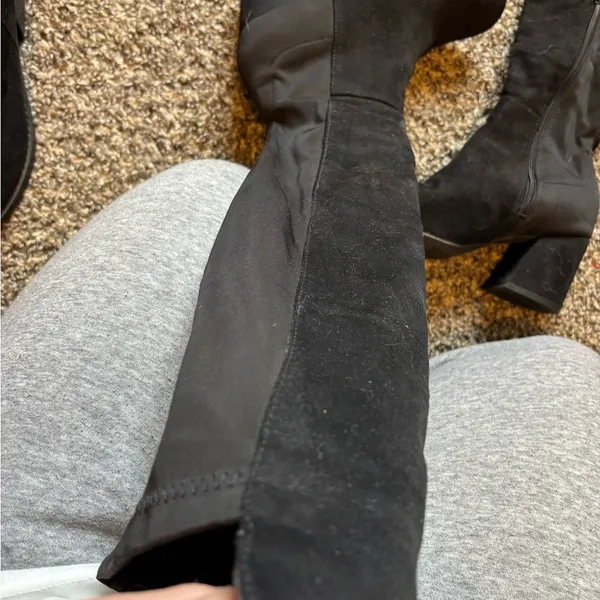 SHEIN Black Over the Knee Boots - Image 6