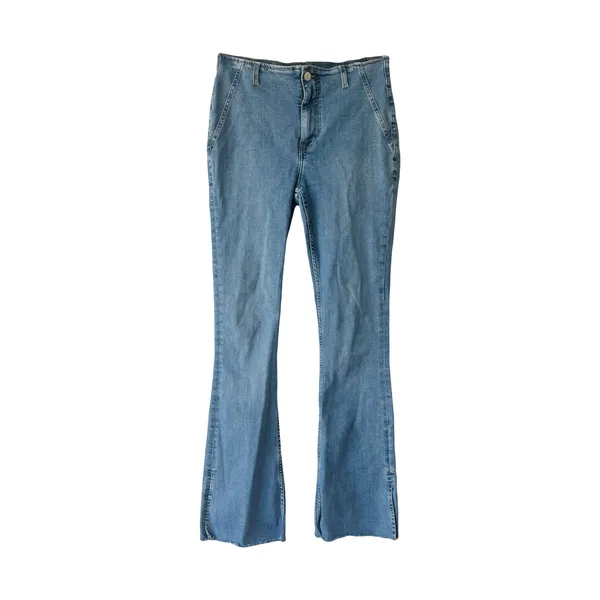 Free People Level Up Slit Bootcut Jeans Sz 28 - Image 3