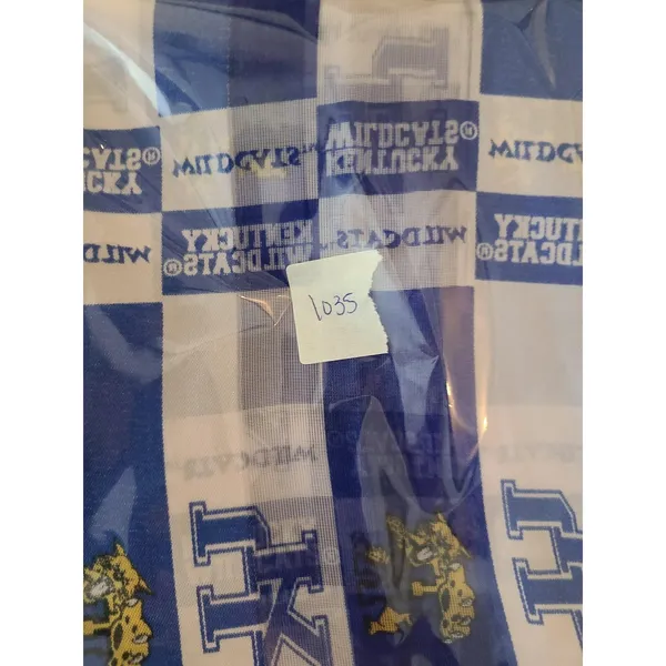 Source Unknown Kentucky‎ Wildcats Scarf One Size Blue NCAA College Logo Print Wrap Silky Fan - Image 3