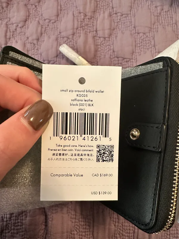 Kate Spade Small Zip Around Bifold Wallet - Image 7