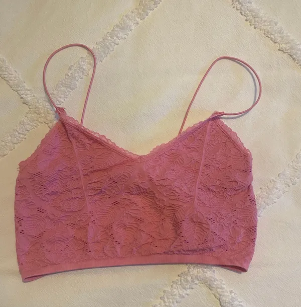 ZARA Pink Lace Top - Image 2