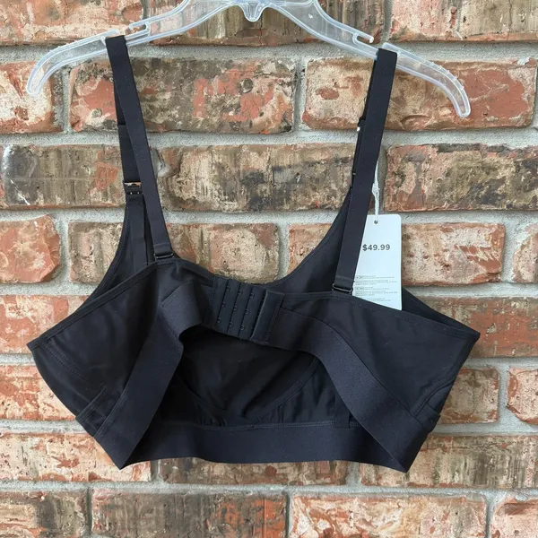 Mom Cozy Hands Free Nursing And Pumping Bra Black Soft XXL NEW With Tags - Image 6