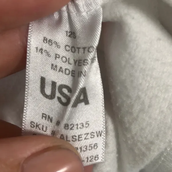 Fresh Produce Manhattan Beach White Sailboat Graphic Sweatshirt XL Made in USA - Image 7