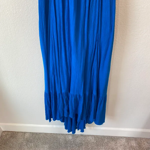 Free People Royal Blue Mosaic Maxi Dress Size XS - Image 4