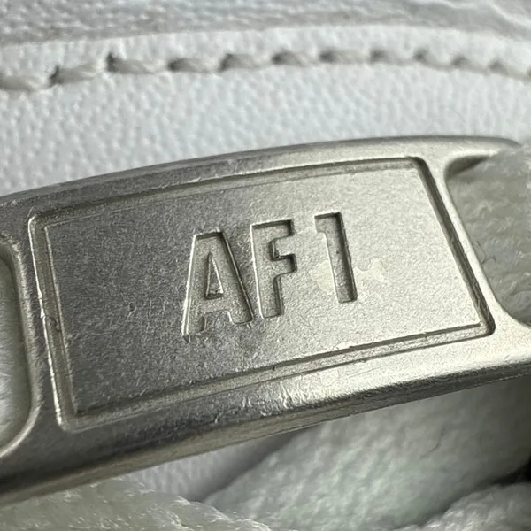 Nike Air Force 1 Women's White Low Top Lace Up Athletic Sneakers Shoes Size 7 - Image 7