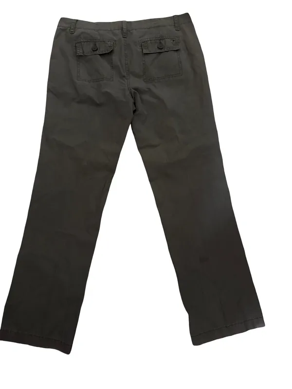 Tommy Hilfiger Women's Gray Straight-Leg Chinos - Image 2