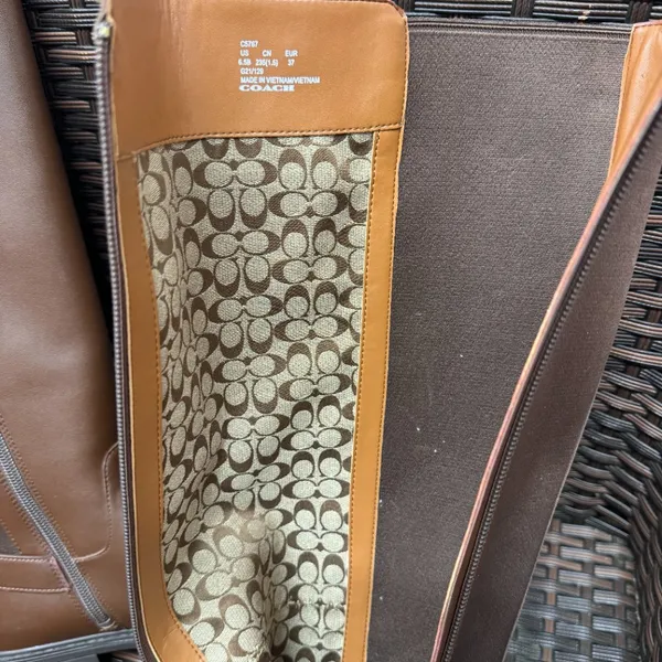 coach Fitz Riding Boot c5767 size 6.5 - Image 7