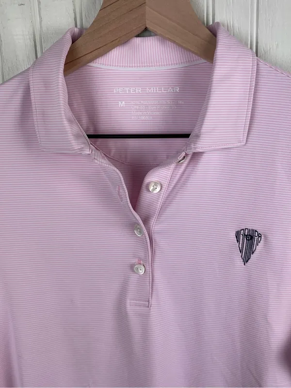 Peter Millar Women's Golf Association of Western Pennsylvania Polo Shirt Medium - Image 4