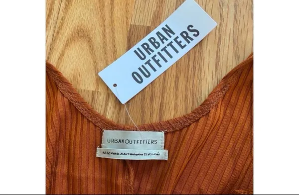NWT Urban Outfitters Rust Ribbed Scoop Neck Maxi Dress - Medium - Image 5
