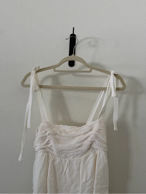 REFORMATION Avni Dress In White - Image 6