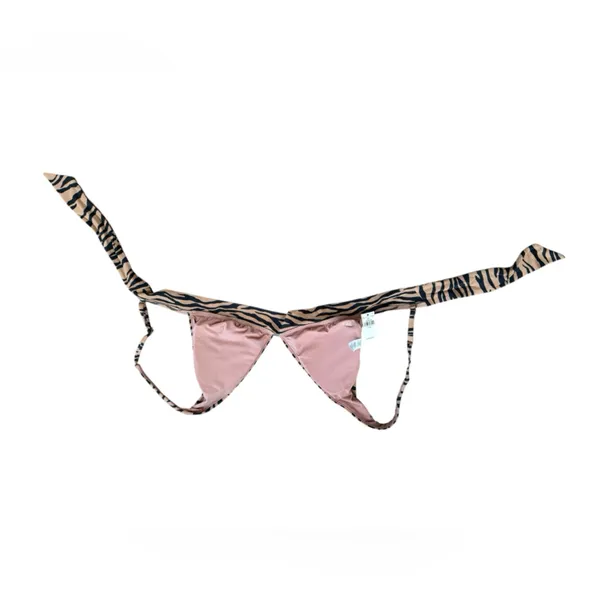 Aerie Womens Tiger Pique Triangle Bikini Swim Top - Image 5