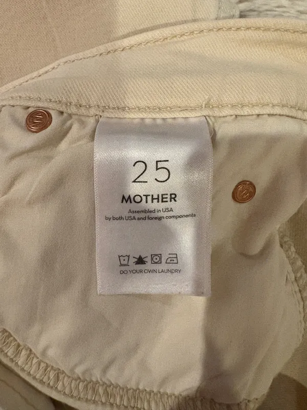 MOTHER High-Waisted Rascal Denim Ankle Fray Jeans - Image 6