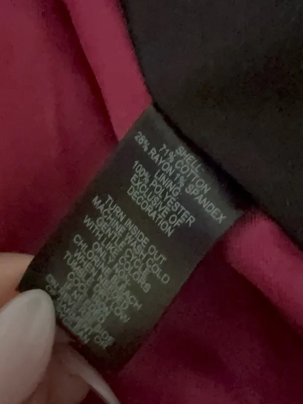White House Black Market Black Blazer with Pink Interior - Image 3