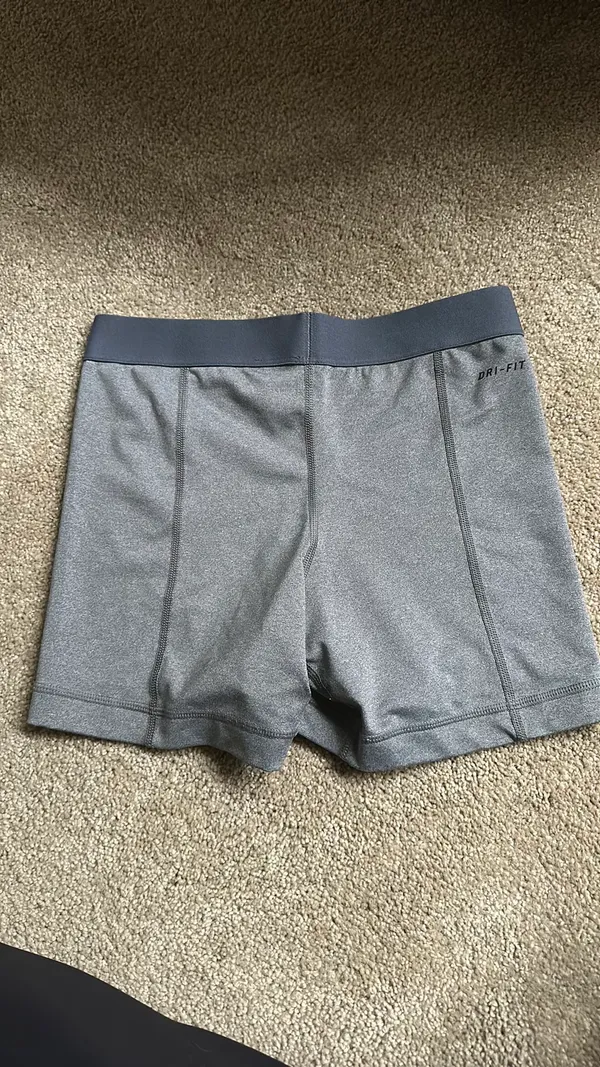 Nike Dri-Fit Spandex Pro 3" Shorts Grey - Image 5
