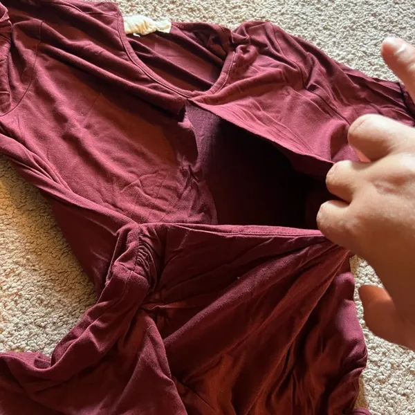 Free people beach small burgundy dress‎ - Image 8