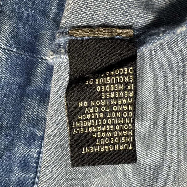 DG2 by Diane‎ Gilman Women's Stretch Denim Embroidered Jacket Indigo 2xl - Image 9