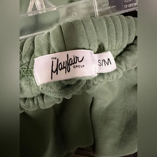 The Mayfair Group: Scan To Relax Wide Leg Sweatpants | Olive And Royal! W S/M! - Image 8