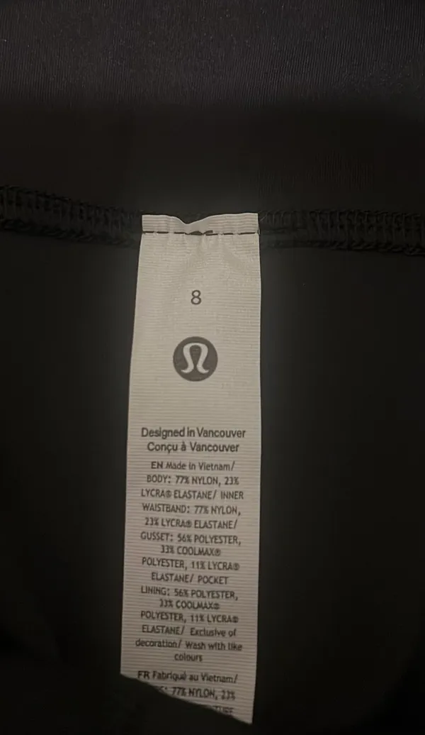 Lululemon Leggings Rib Min-Flare Regular* New With Tags - Image 5