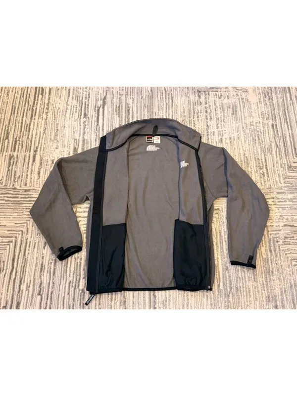 The North Face women's large gray/black fleece jacket - Image 3