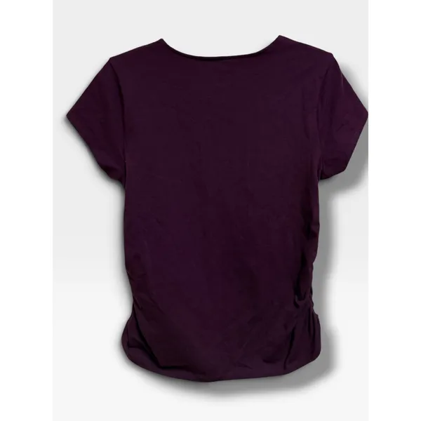 Torrid 1X 14-16 Foxy Sweetheart O-Ring Ruched Top Winter Bloom Purple NWT - Image 7