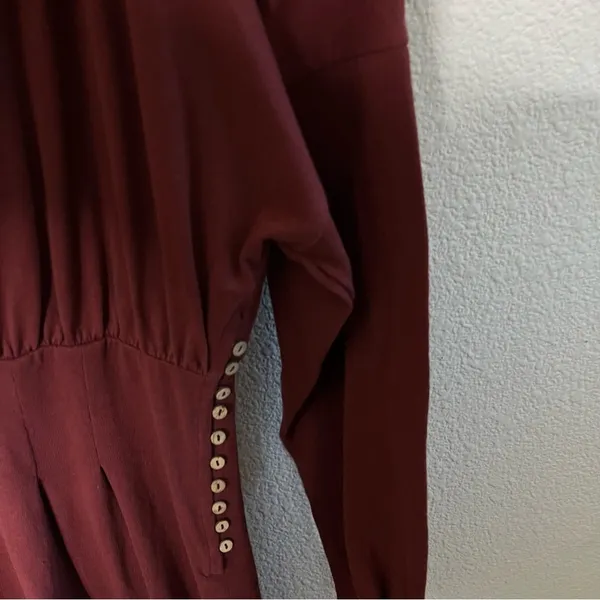 Free People Beach Ibiza Midi Dress‎ Cold Shoulder Long Sleeve Womens Size S - Image 5