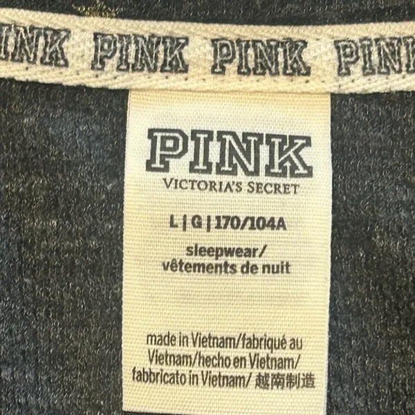 Victoria’s Secret PINK “ I’ve been goodish”playful cheeky holiday sleep shirt L - Image 7