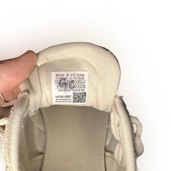 Reebok Classic Leather Suede Shoes Womens Size 6 Whisper Grey Sneakers - Image 9